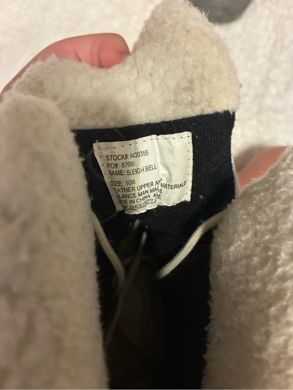 Itasca Kids Winter Boots in Cream and Gray